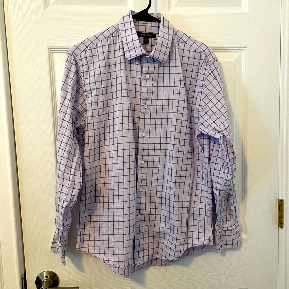 Nordstrom men’s pale purple dress shirt
